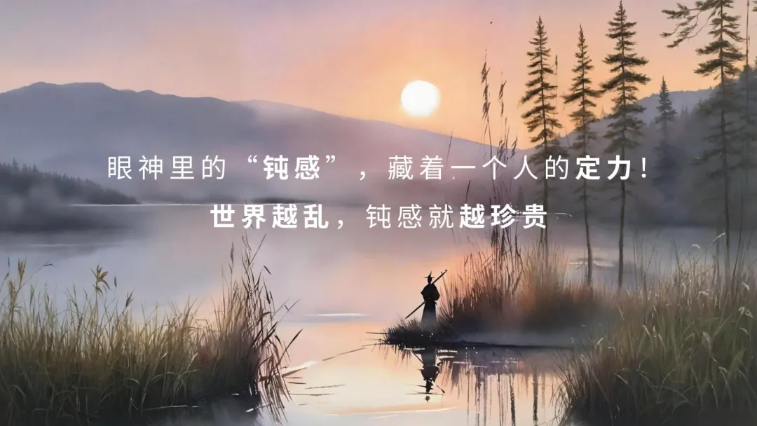 世界越乱，钝感越珍贵！