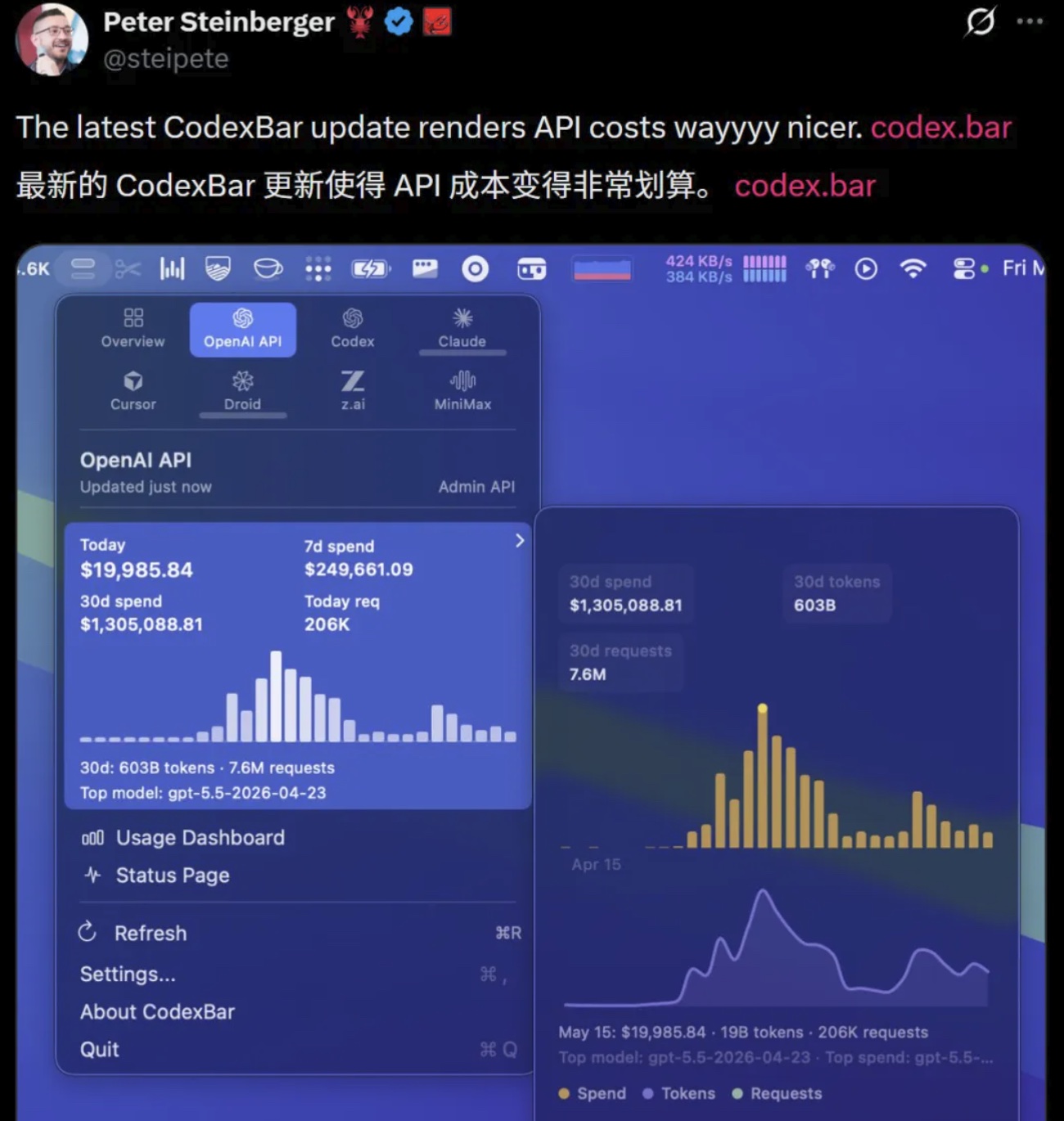 一个月烧掉130万美元！OpenClaw之父把软件开发变成了“AI流水线”！