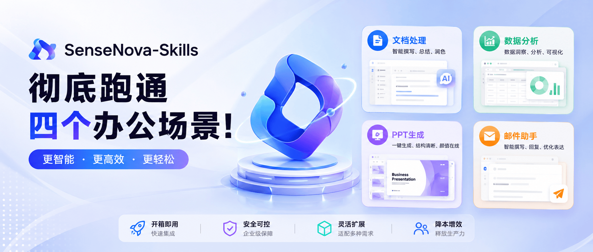 SenseNova-Skills，彻底跑通四个办公场景！