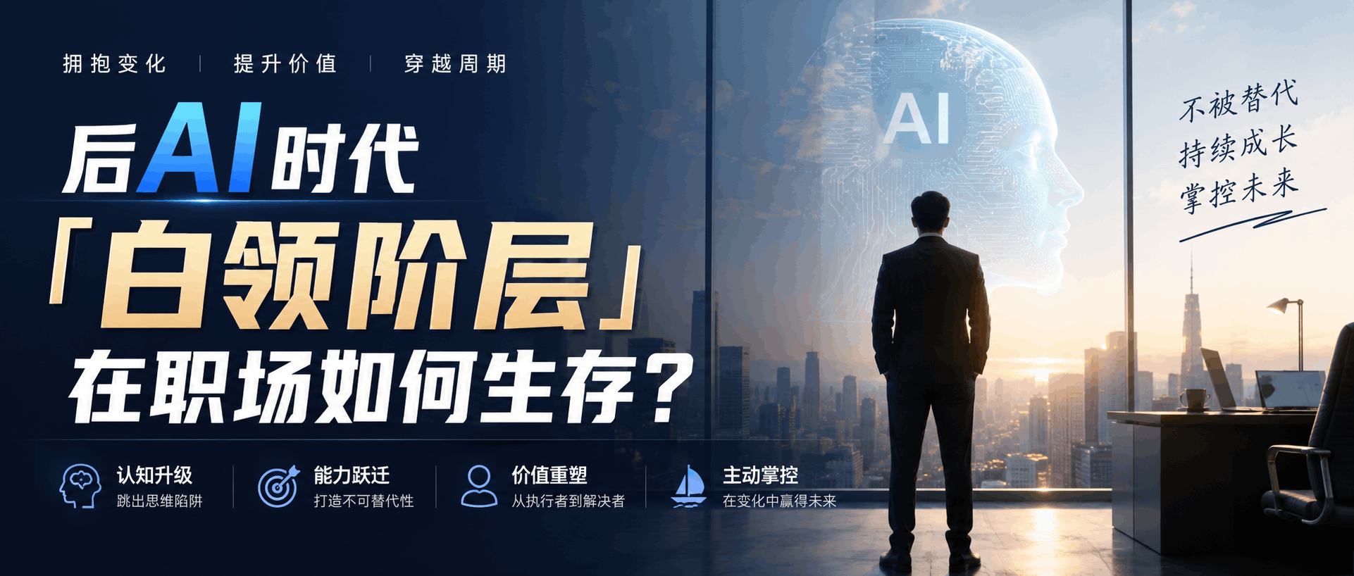 被AI代替后，该如何生存？